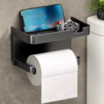 Toiletrolhouder met planchet
